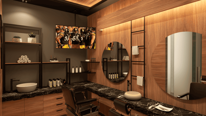 Altezza-Bosques-Areas comunes-Barber shop