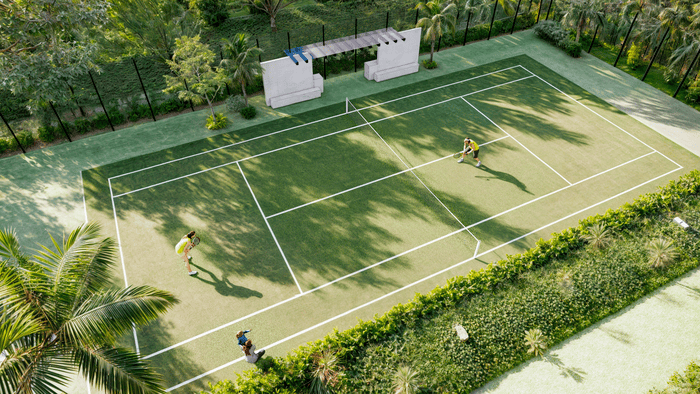 Altezza-Bosques-Areas comunes-Cancha de tennis